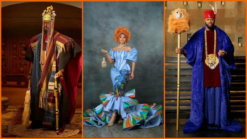 Nollywood actors and actresses looked stunning in traditional attire at the AMVCA 11th edition cultural night
