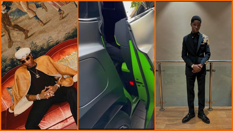 Wizkid's tinted Lamborghini sparks fake life allegations
