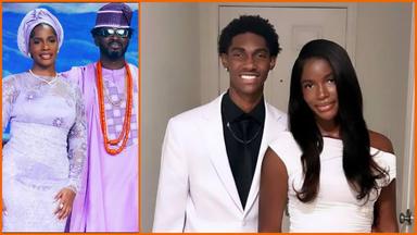 Teebillz shares a moment with his 18-year-old daughter, emphasising open-minded parenting

