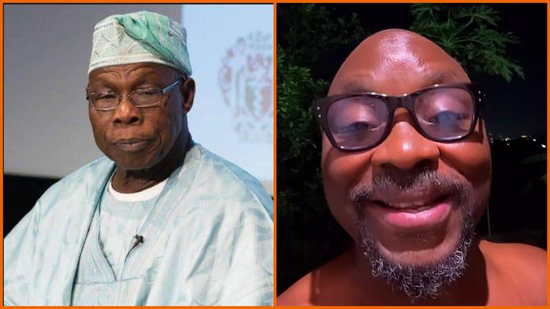 Nigerian social media commentator Isaac Fayose criticises former President Olusegun Obasanjo for the country's democratic issues
