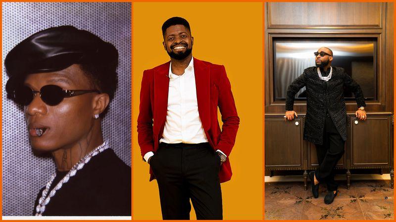 Comedian Basketmouth performed at the AY Live show, where he made remarks about Wizkid and Davido
