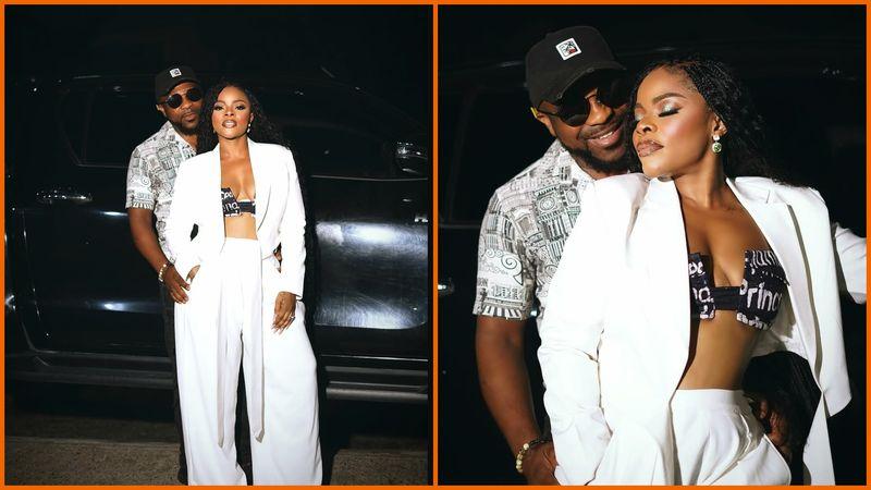 Laura Ikeji Kanu and Ogbonna Kanu share a romantic moment on their 8th wedding anniversary
