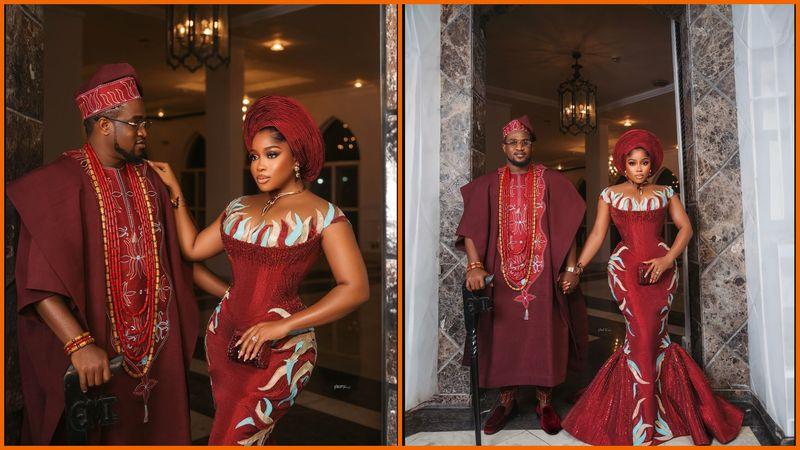 Veekee James-Atere and Femi Atere mark 1 year of marriage
