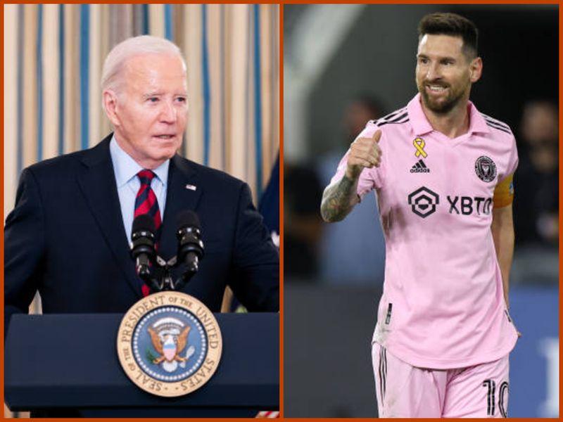 Messi’s work and his status as a UNICEF Goodwill Ambassador were reasons for the recognition from Joe Biden
