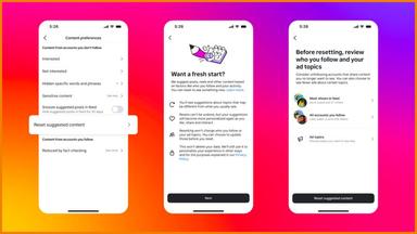  Instagram allows users to reset their content algorithm for feed, reels, and explore.