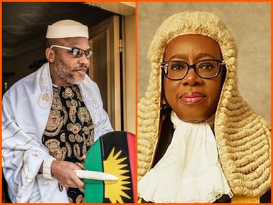 Nnamdi Kanu, leader of IPOB, calls on the Chief Justice of Nigeria Kudirat Kekere-Ekun to intervene in his trial.
