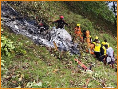 A helicopter crash in India has left many dead, as the country suffers another tragedy. 
