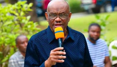 Members of the Ijaw National Congress calling for President Tinubu to address comments made by FCT Minister Nyesom Wike about the Ijaw people.
