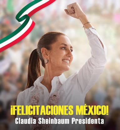 Claudia Sheinbaum emerges as Mexico's new president and the first female to do so