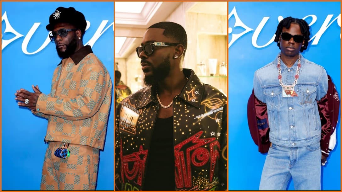 Nigerian music stars shine at LV Fashion in Paris.