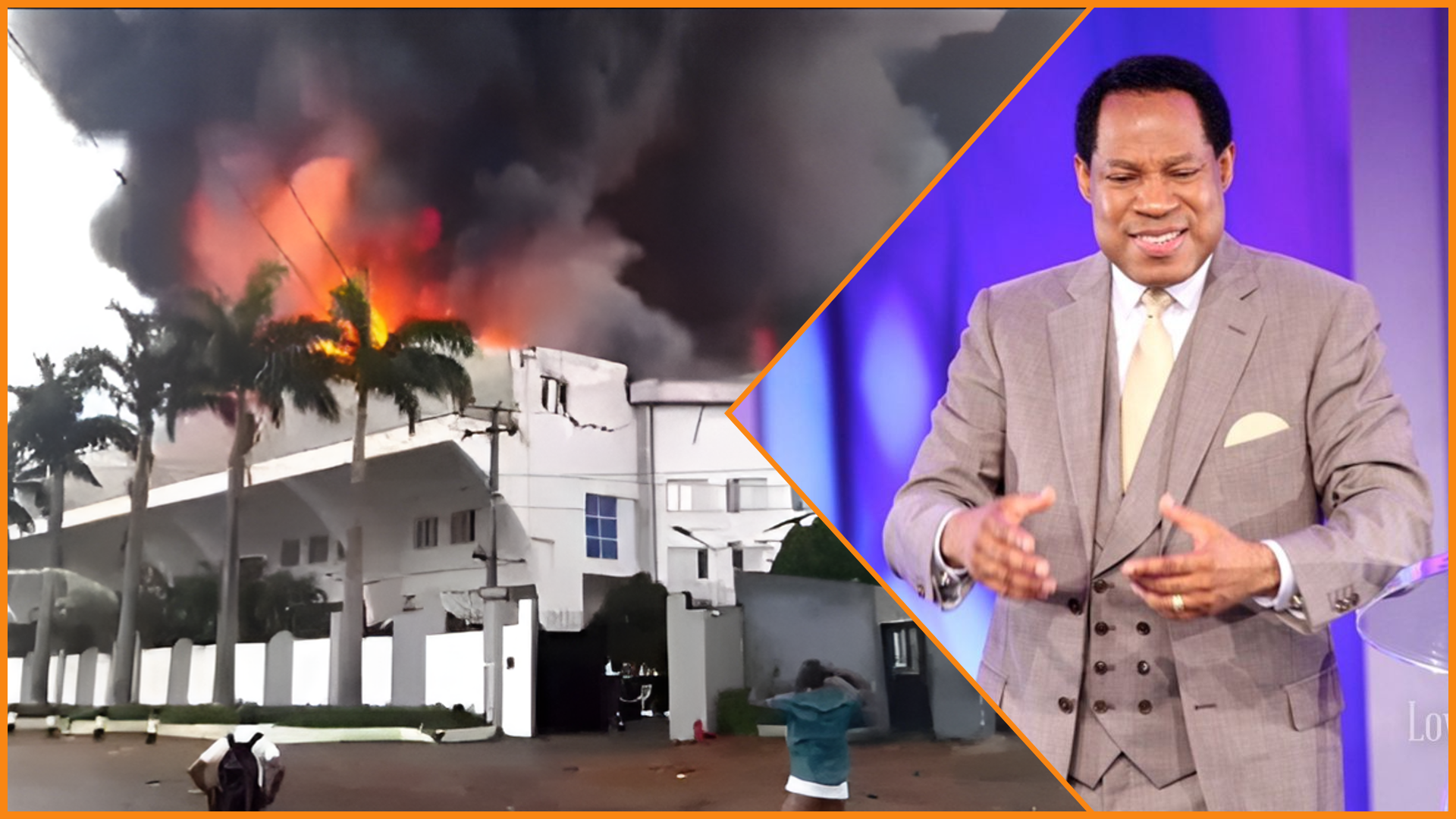 Pastor Chris Oyakhilome reacted that the fire incident at his church was a blessing in disguise