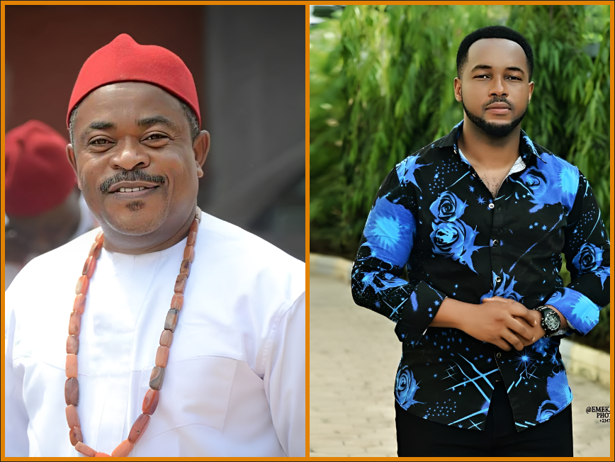 Nollywood actors Nonso Diobi and Victor Osiagwu were seen online hustling for digital gifts