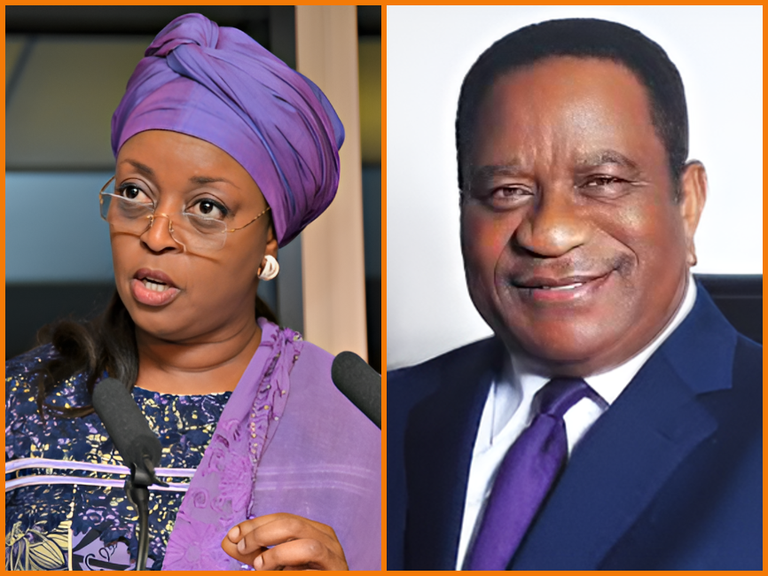 Rear Admiral Alison Madueke, the husband of estranged Diezani wants her to stop dragging his esteemed name in the mud.