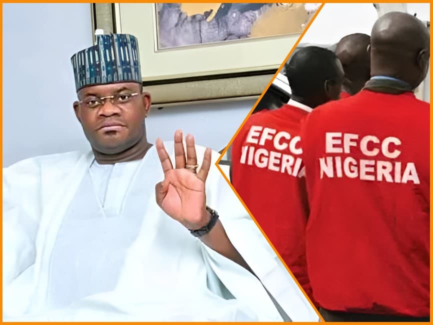 Nigerians mock as EFCC asks INTERPOL to help capture Yahaya Bello