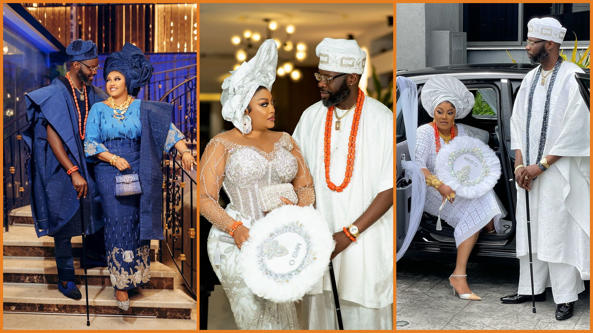 Actress Biodun Okeowo and partner Adeniyi have tied the knot traditionally.