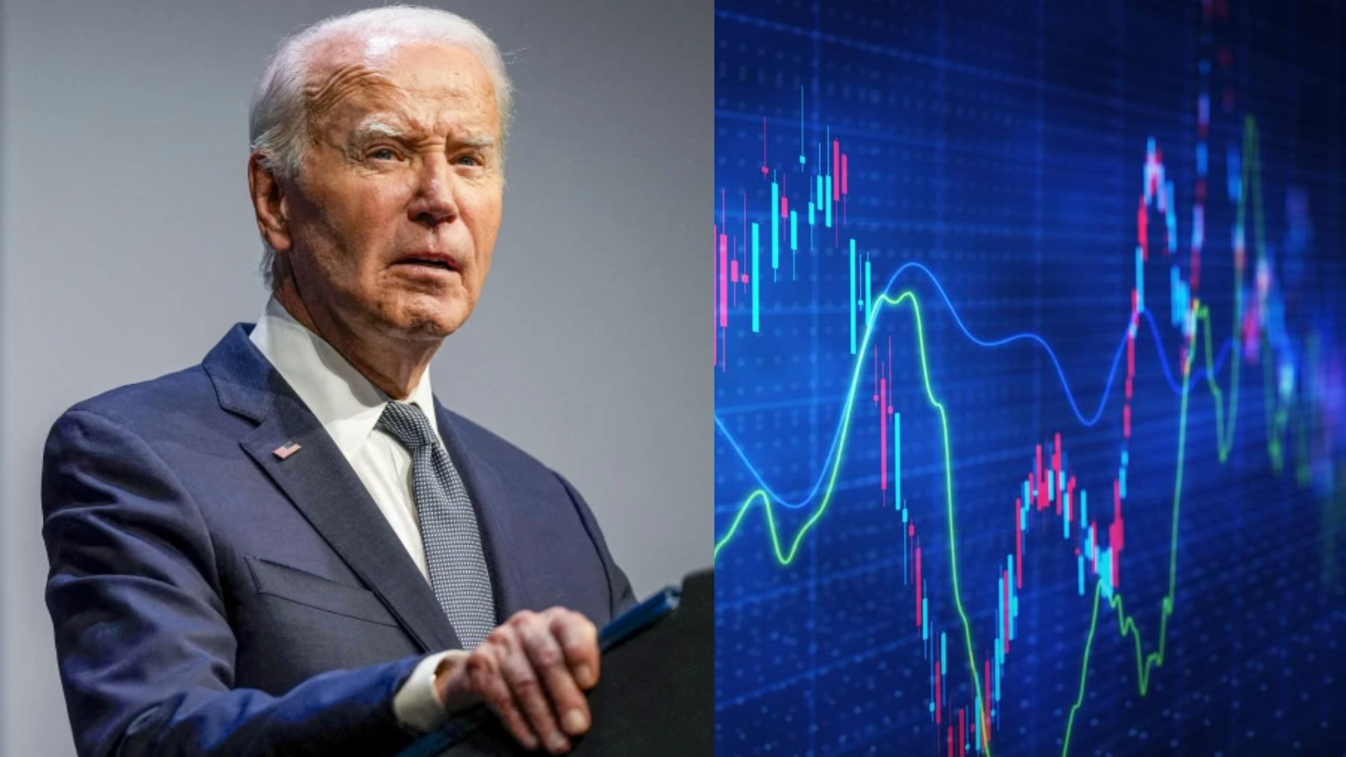 Shortly after Biden announced his withdrawal, the crypto market reacted