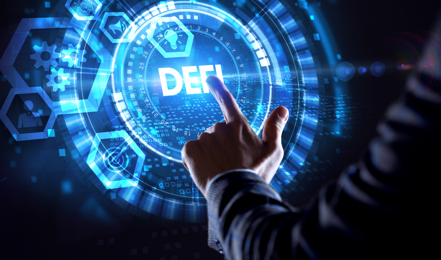 DeFi disrupts centralized financial system by allowing peer-to-peer transactions