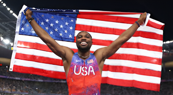 American sprinter, Lyles edges Jamaican Thompson in thrilling race 