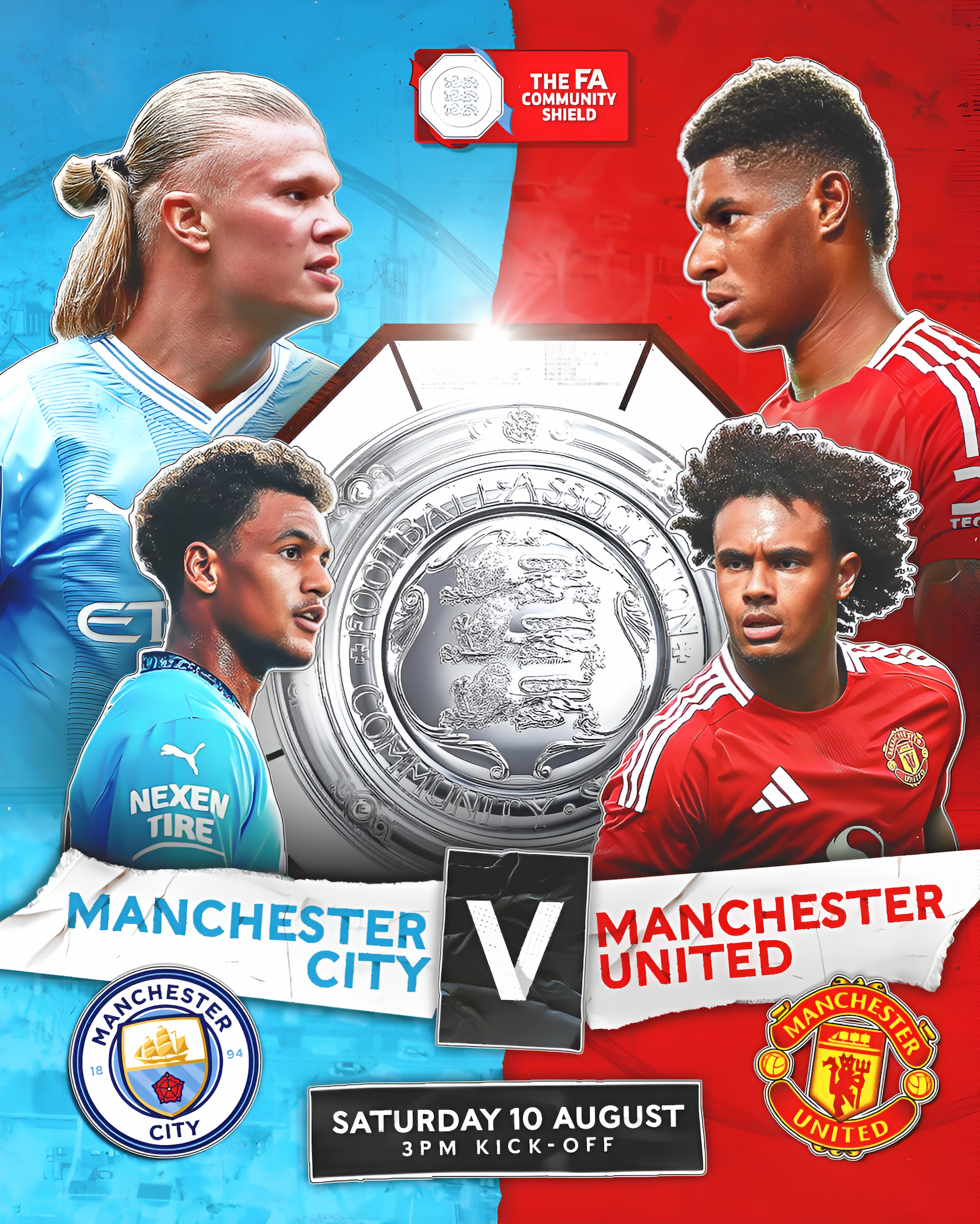 Mancity vs Man united in exciting derby final