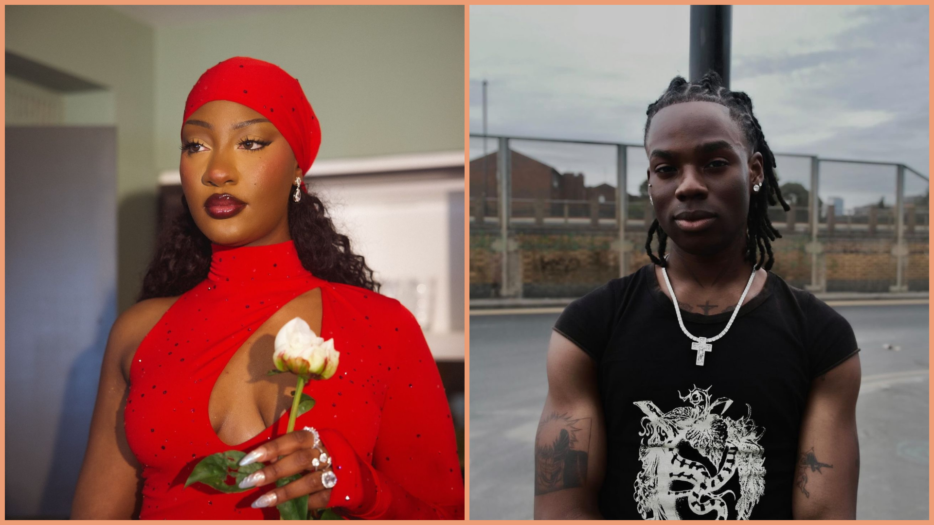 Afrobeats singers Tems and Rema’s songs were featured on the list
