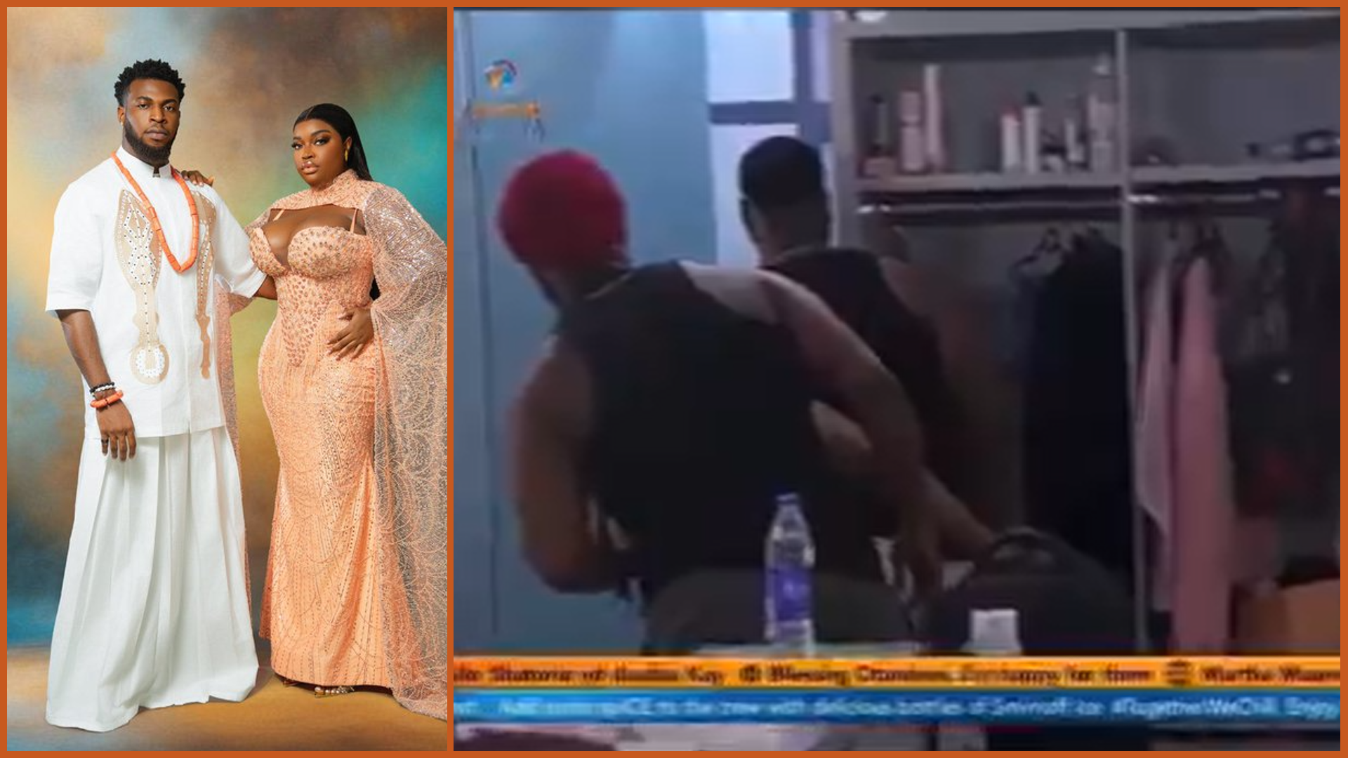 Housemates were peeping on Chinwe and Zion, after reports emerged that they were getting intimate.