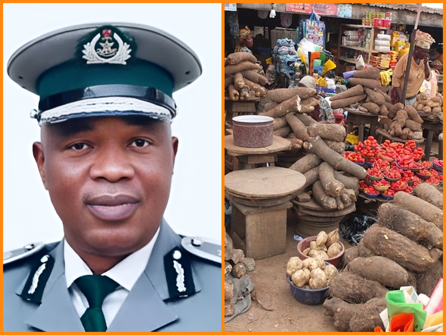 Customs boss Adewale Adeniyi shared that over N3 trillion was spent as total import of staple foods between 2020 and 2023.