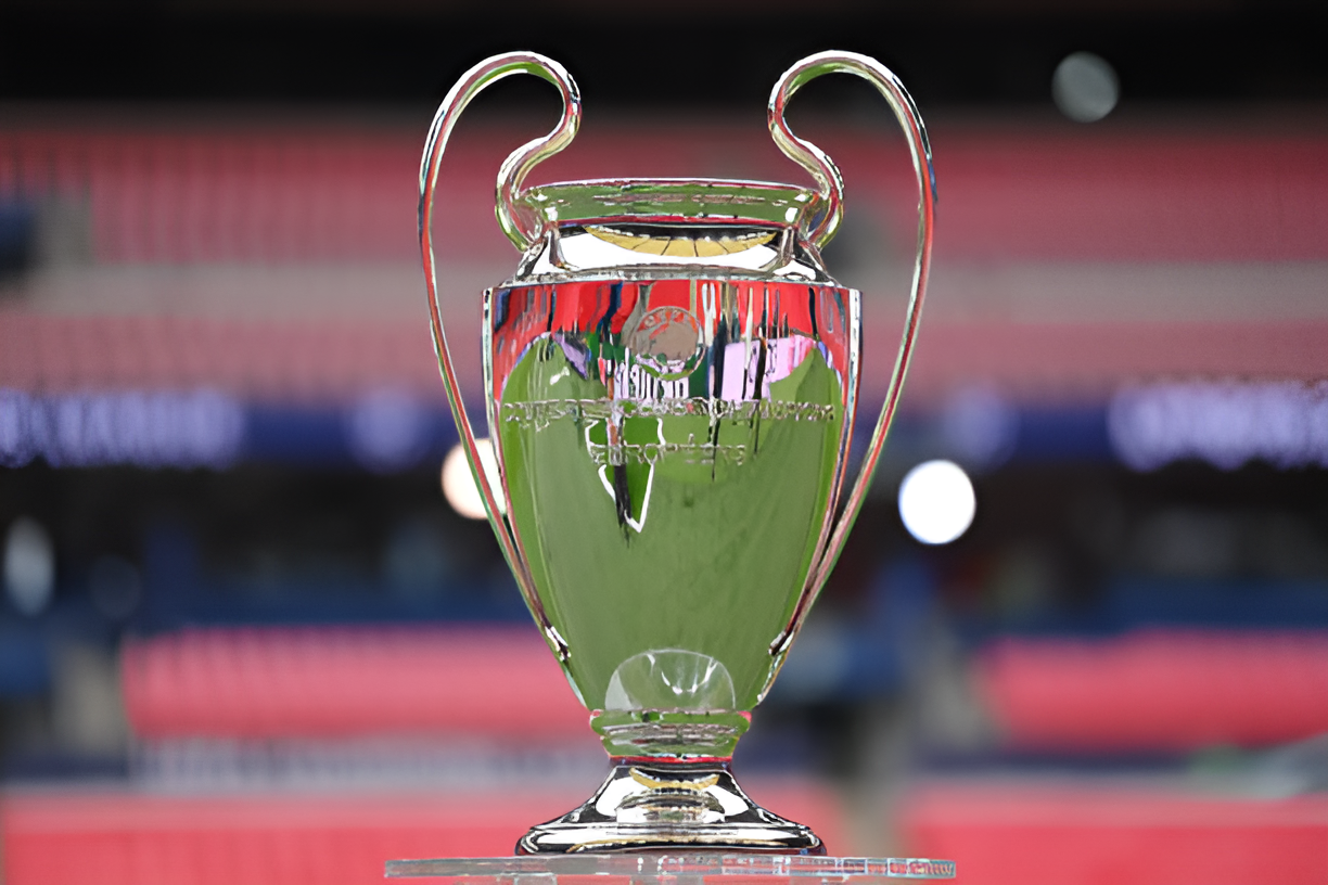 The UEFA Champions League coveted trophy