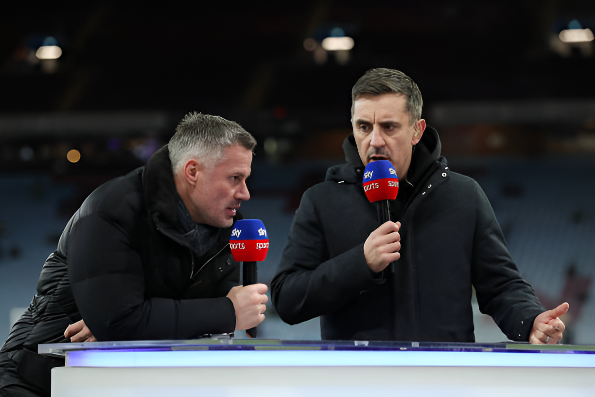 Jamie Carragher and Gary Neville debates on Aston Villa v Sheffield United match