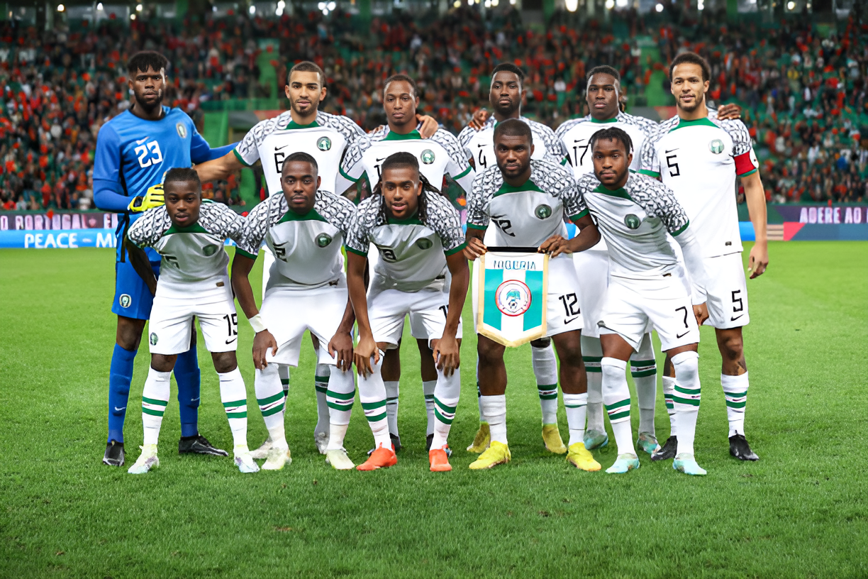 Super Eagles starting IX before their last friendly game against Portugal.