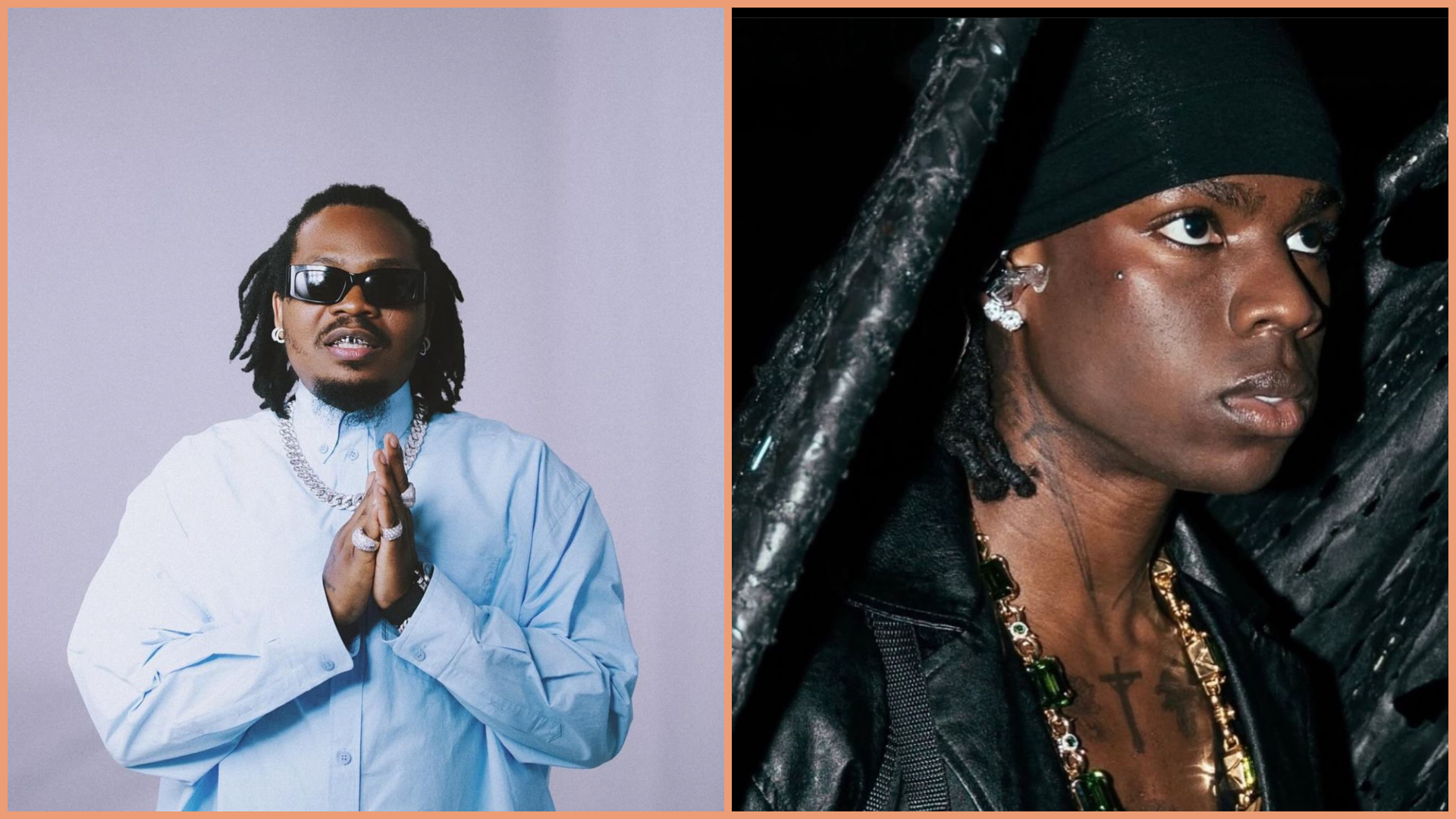 Nigerian singers Rema and Olamide have held homecoming concerts 
