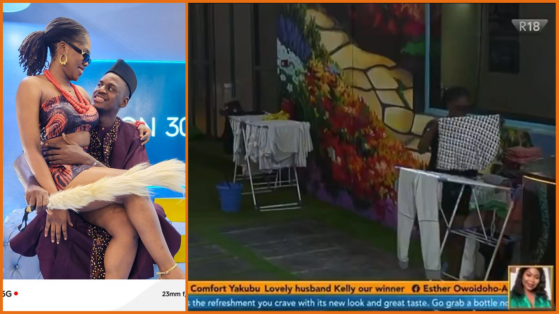 Big Brother Naija housemates Chizoba and Ben got involved in a verbal altercation