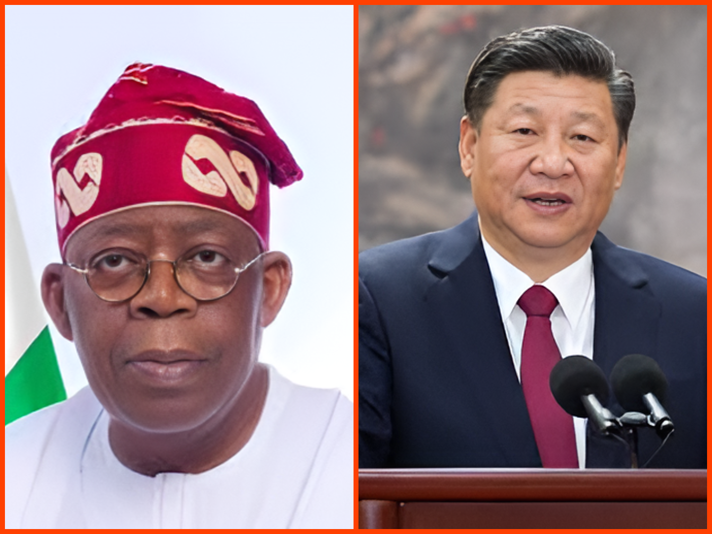 President Tinubu and President Xi met to reach bilateral agreements between the two countries.