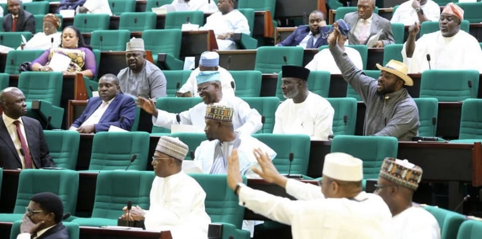 A group of opposition lawmakers from the House of Representatives demanding the reversal of recent fuel price hikes.
