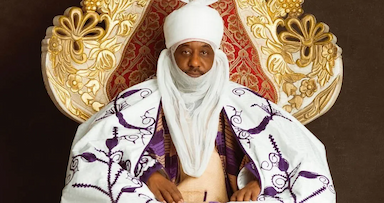 Muhammadu Sanusi II, received backing from a prominent northern monarch
