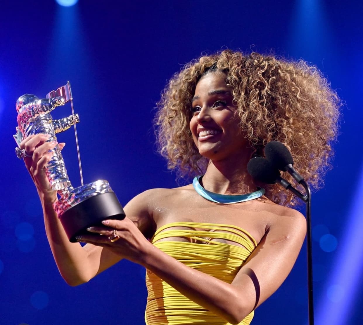 South African singer, who recently won the Best Afrobeats category at the 2024 MTV VMAs
