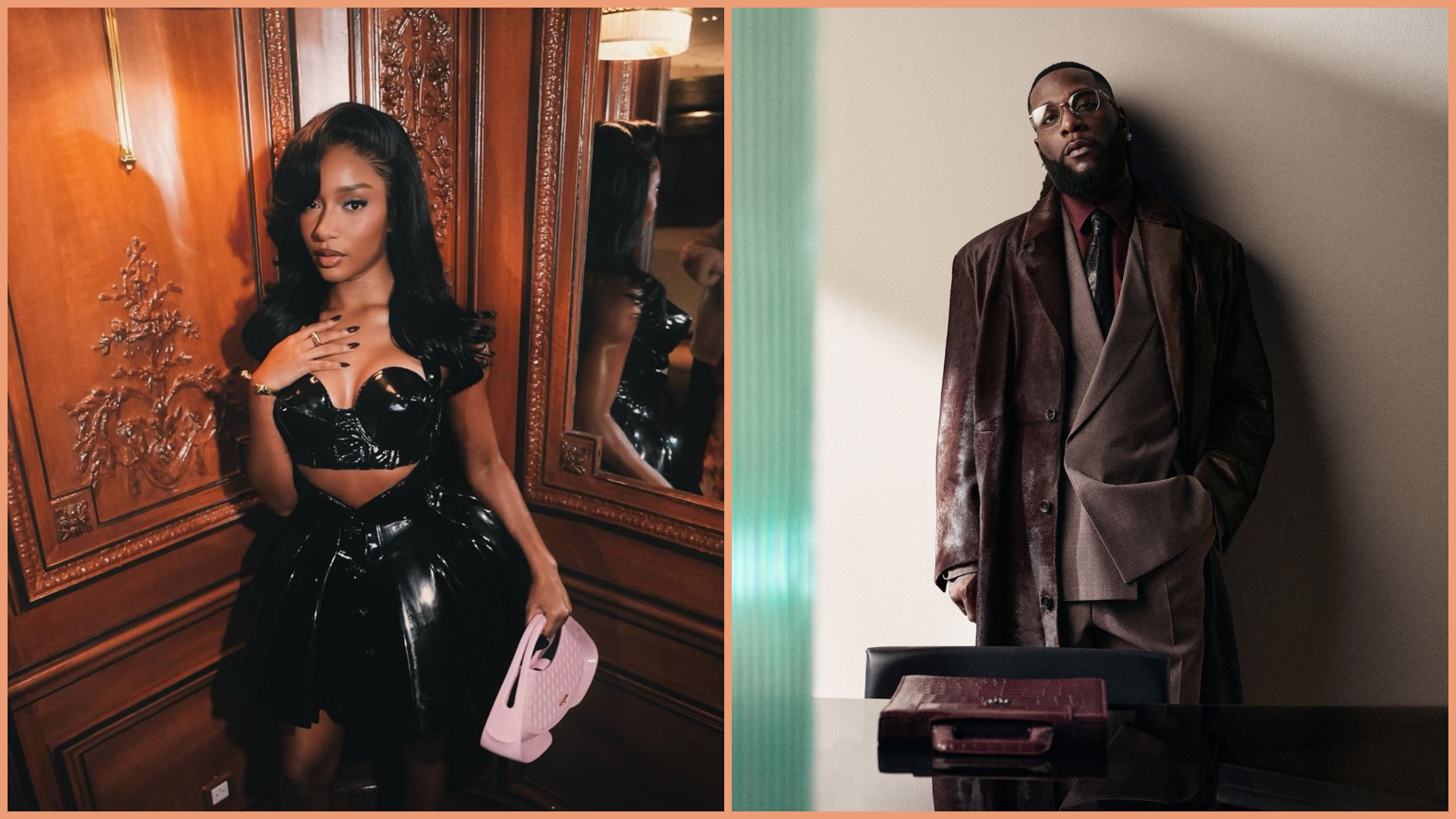 Popular Afrobeats acts and international fashion brands they modelled for 
