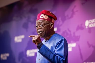 President Tinubu addressing cabinet members at a recent meeting.
