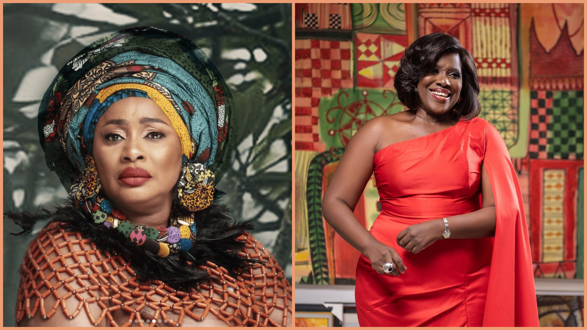 A collation of veteran actresses known for their motherly roles in Nollywood
