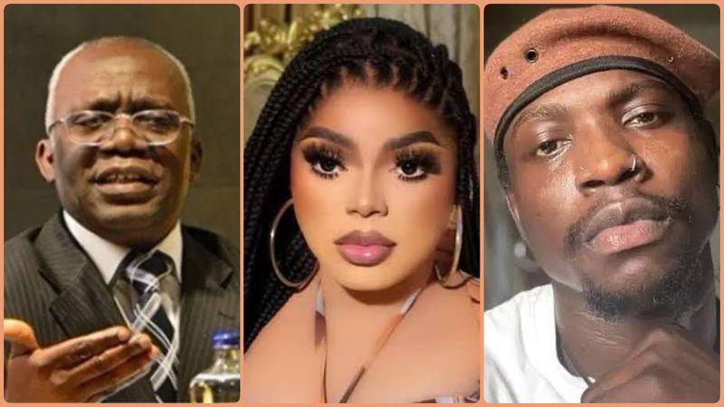 Human rights lawyer Femi Falana discussing the controversy surrounding Bobrisky and prison bribery claims.