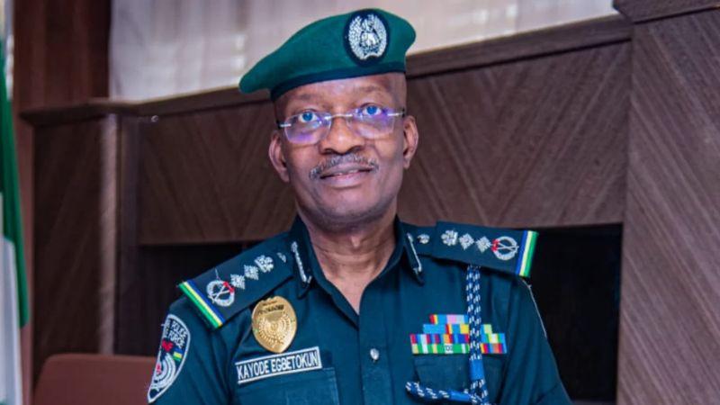 Assistant Inspector-General of Police Tunji Disu and Inspector-General of Police Kayode Egbetokun amid unconfirmed reports of a leadership change in the Nigeria Police Force.