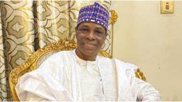 Mukhtar Shagari speaking during an Arise Television interview discussing Siminalayi Fubara’s withdrawal from the APC governorship primaries.