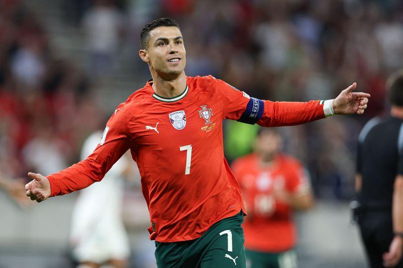 Cristiano Ronaldo had stood poised on the pitch, representing Portugal ahead of his final World Cup appearance.
