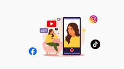 A Nigerian business owner collaborating with a social media influencer to promote products through authentic digital content.