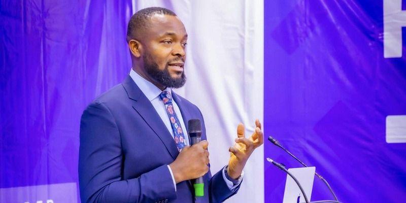 Dr Bosun Tijani speaking at a Nigerian digital-economy event.