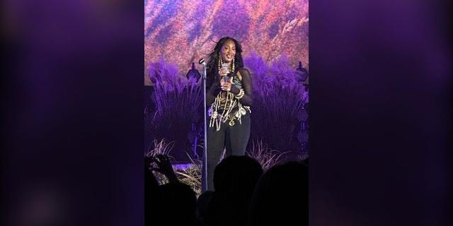 Nigerian singer Tems performing on stage; she leads four Nigerians nominated at the 2026 BET Awards